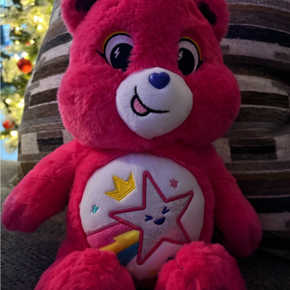 Pink care bear